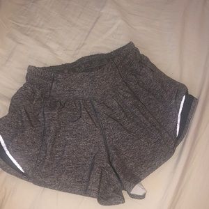 Gray lululemon shorts